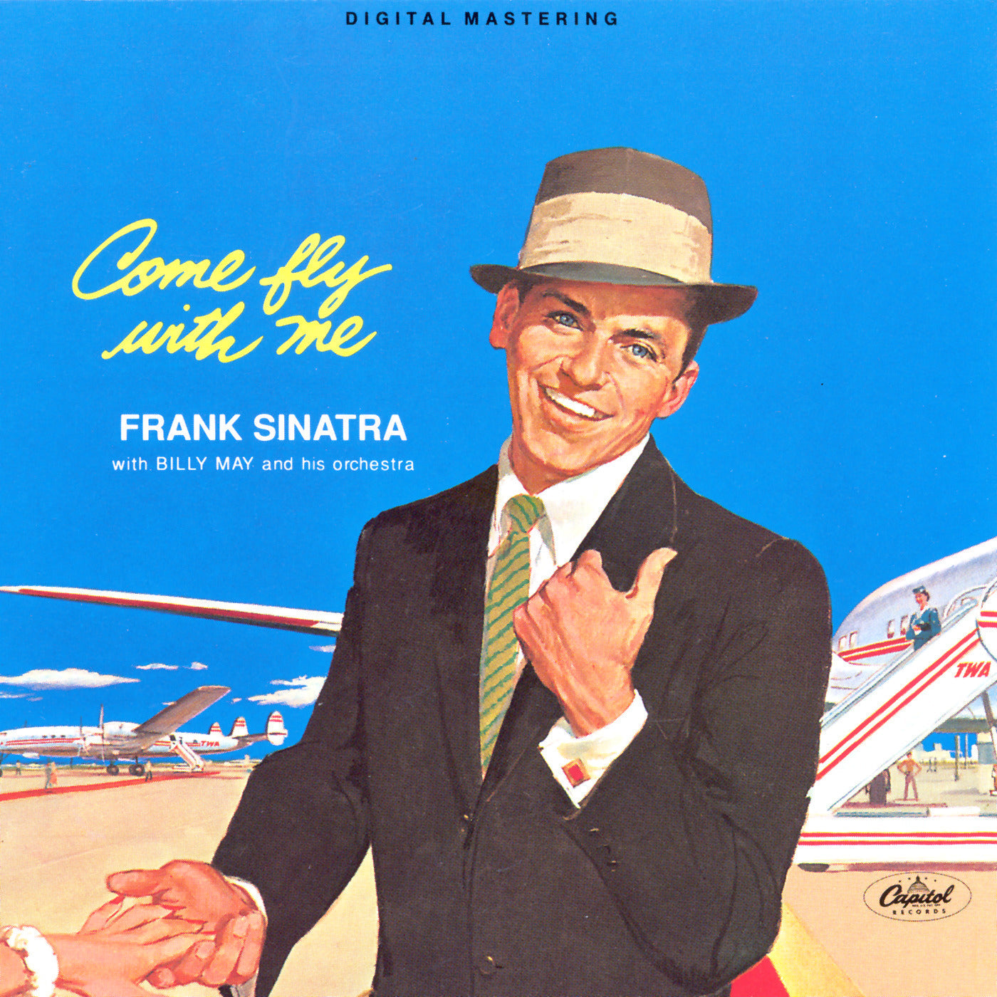 Frank Sinatra - Come Fly With Me - Vinyl Album & Crosley Record Storage Display Stand - Image 4