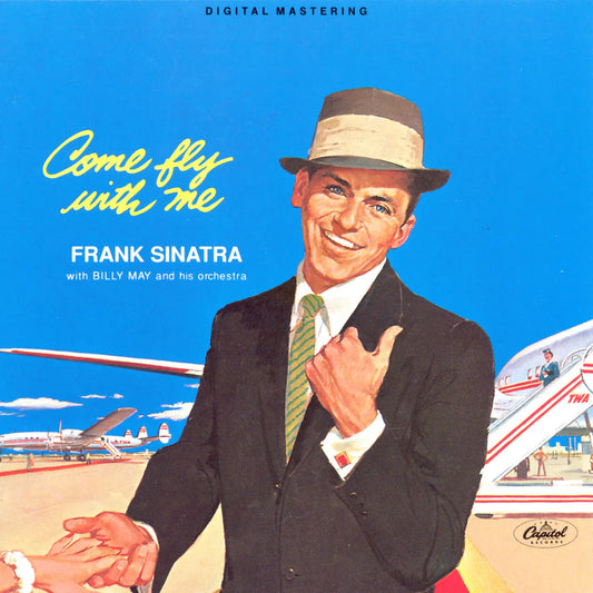 Frank Sinatra - Come Fly With Me - Vinyl Album & Crosley Record Storage Display Stand - Image 4