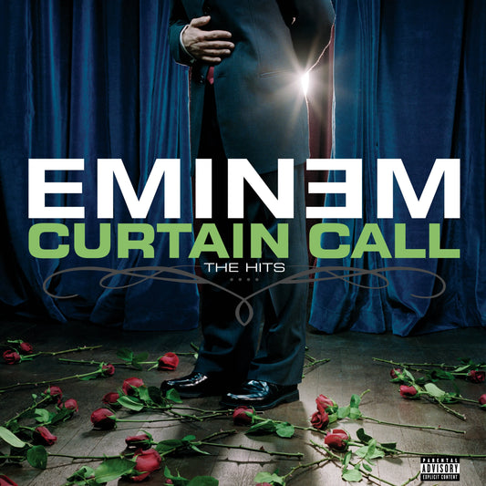 Crosley Record Storage Crate & Eminem Curtain Call - Double Vinyl Album Bundle - Image 2