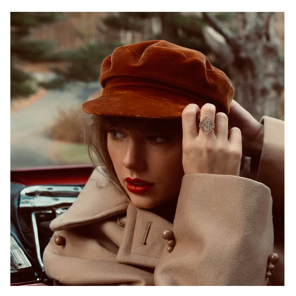 Taylor Swifts Version Red Vinyl Album & Crosley Record Storage Display Stand - Image 2