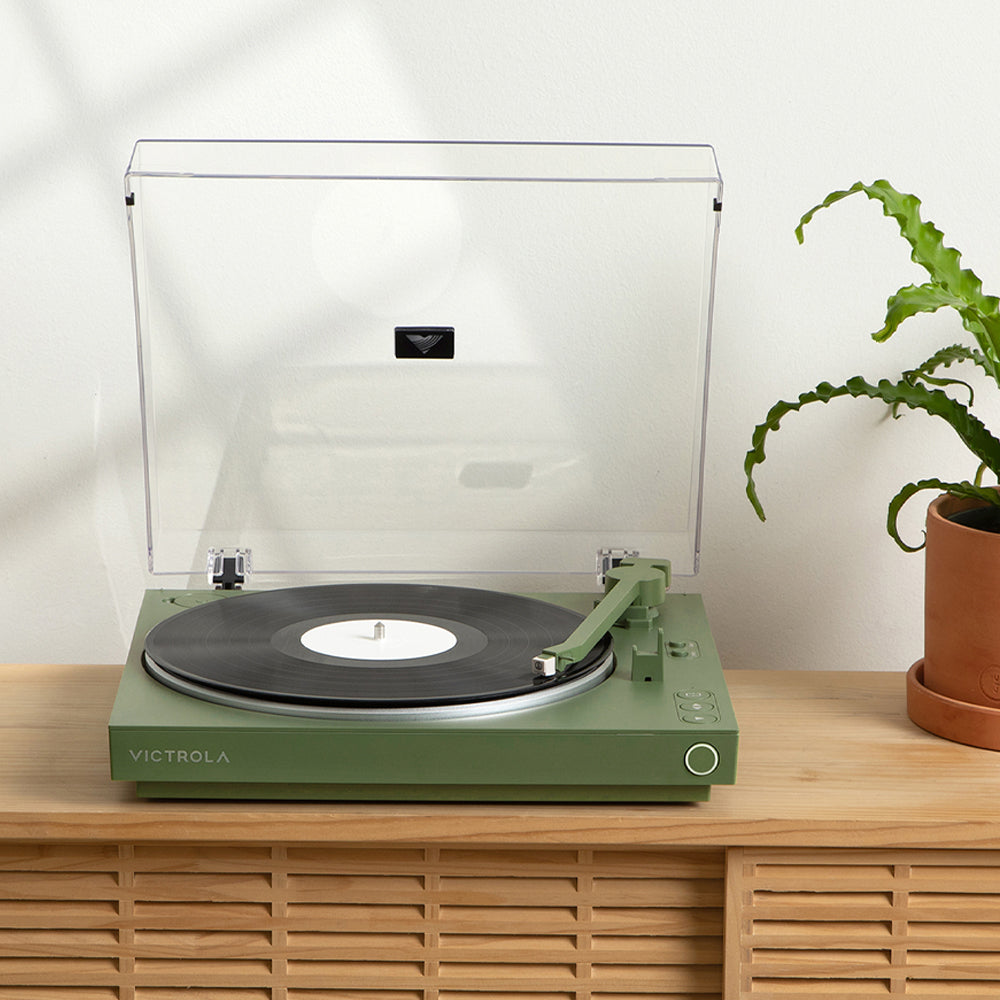 Victrola Automatic Turntable - Green - Image 4
