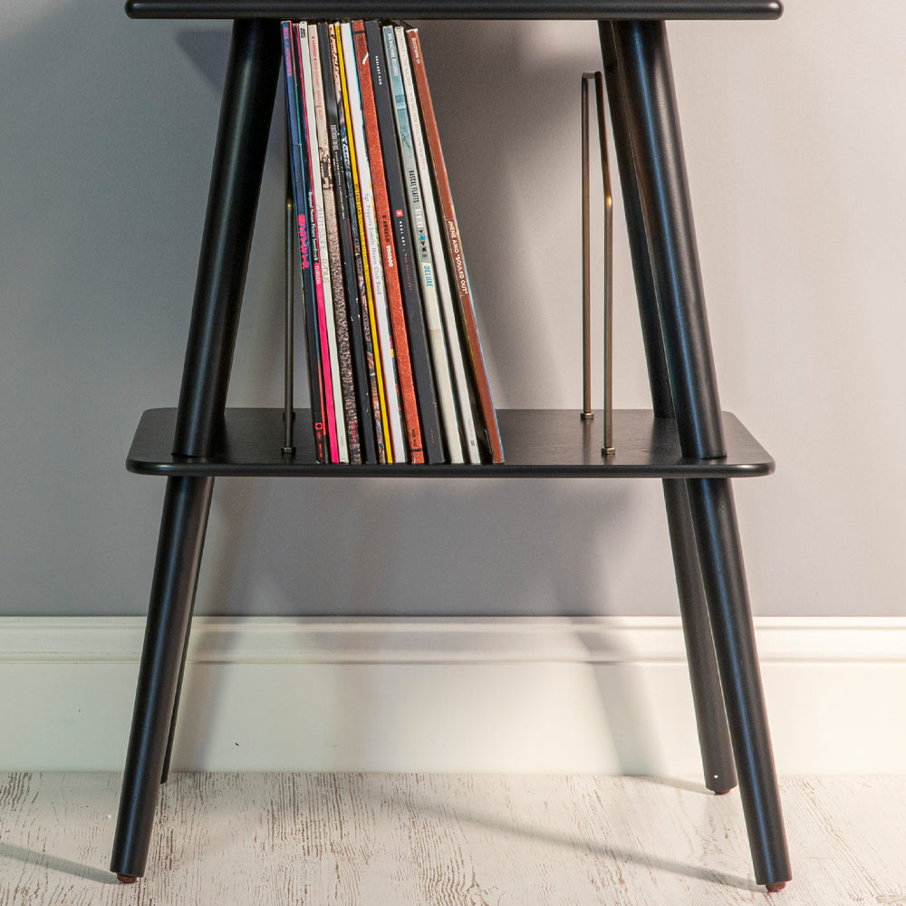 Victrola Eastwood II Turntable - Walnut + Turntable Stand Bundle - Black - Image 3