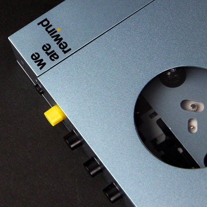 We Are Rewind Portable Cassette Player & Recorder - Kurt, Blue - Image 5