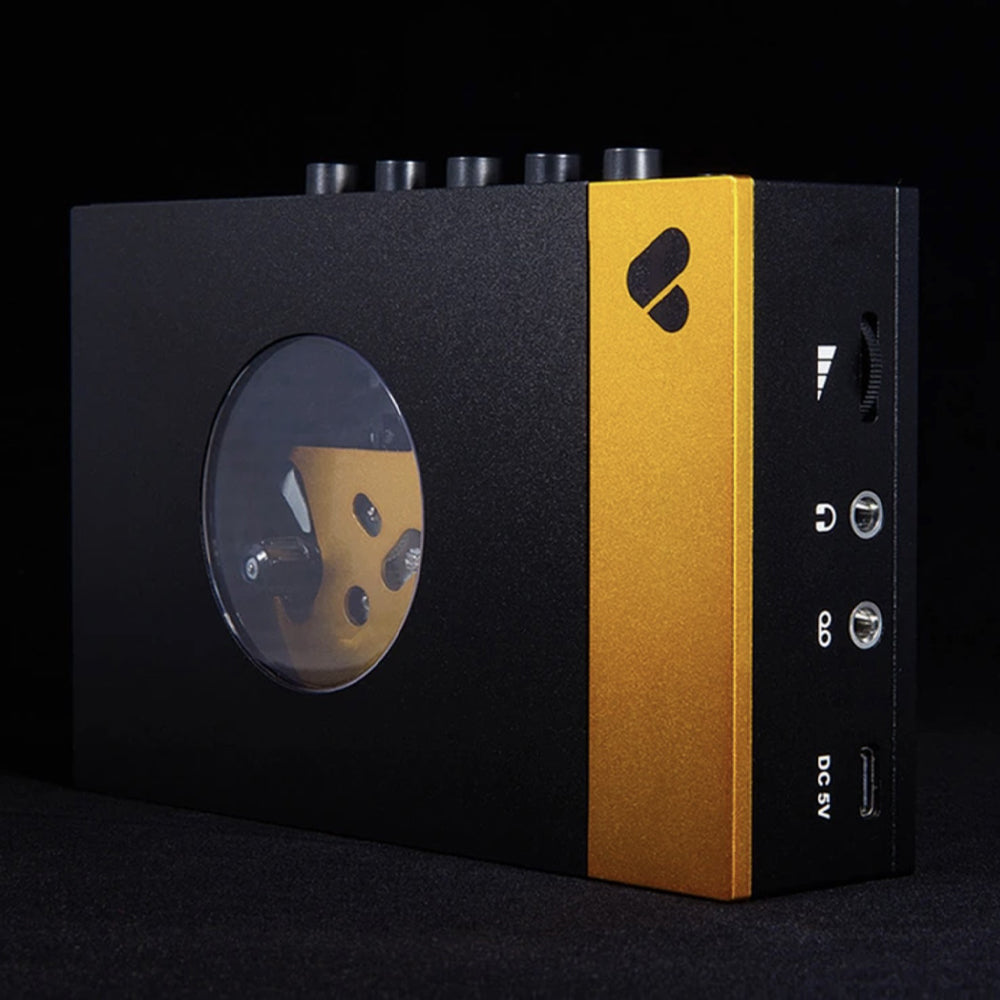 We Are Rewind Portable Cassette Player & Recorder - Amy, Black & Yellow - Image 5