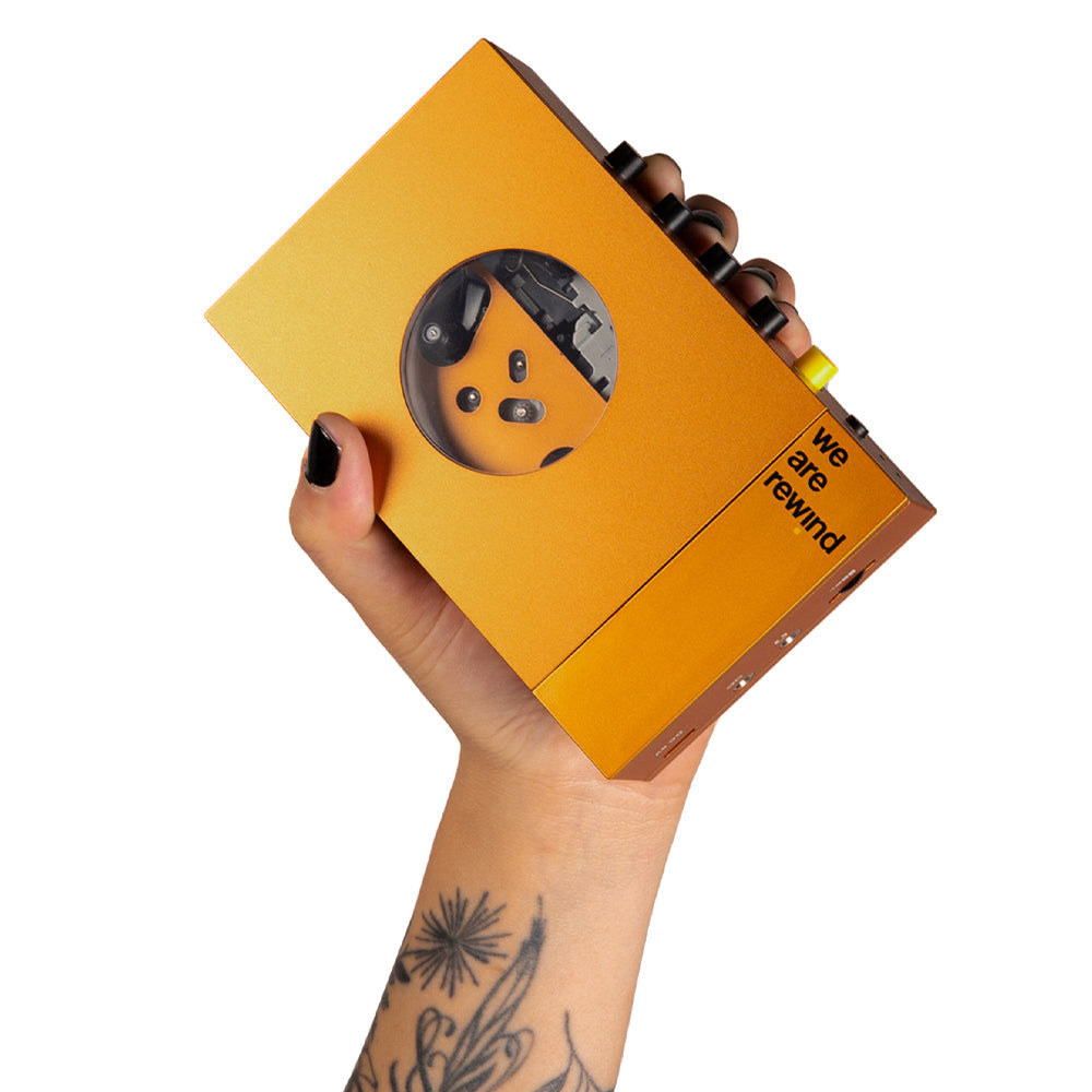 We Are Rewind Portable Cassette Player & Recorder - Serge, Orange - Image 4