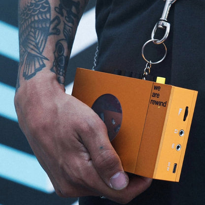 We Are Rewind Portable Cassette Player & Recorder - Serge, Orange - Image 6