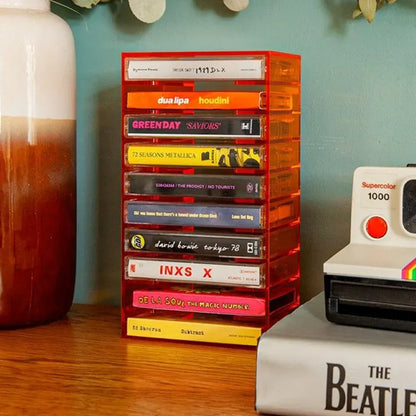 We Are Rewind Tape Storage Rack - Orange - Image 2