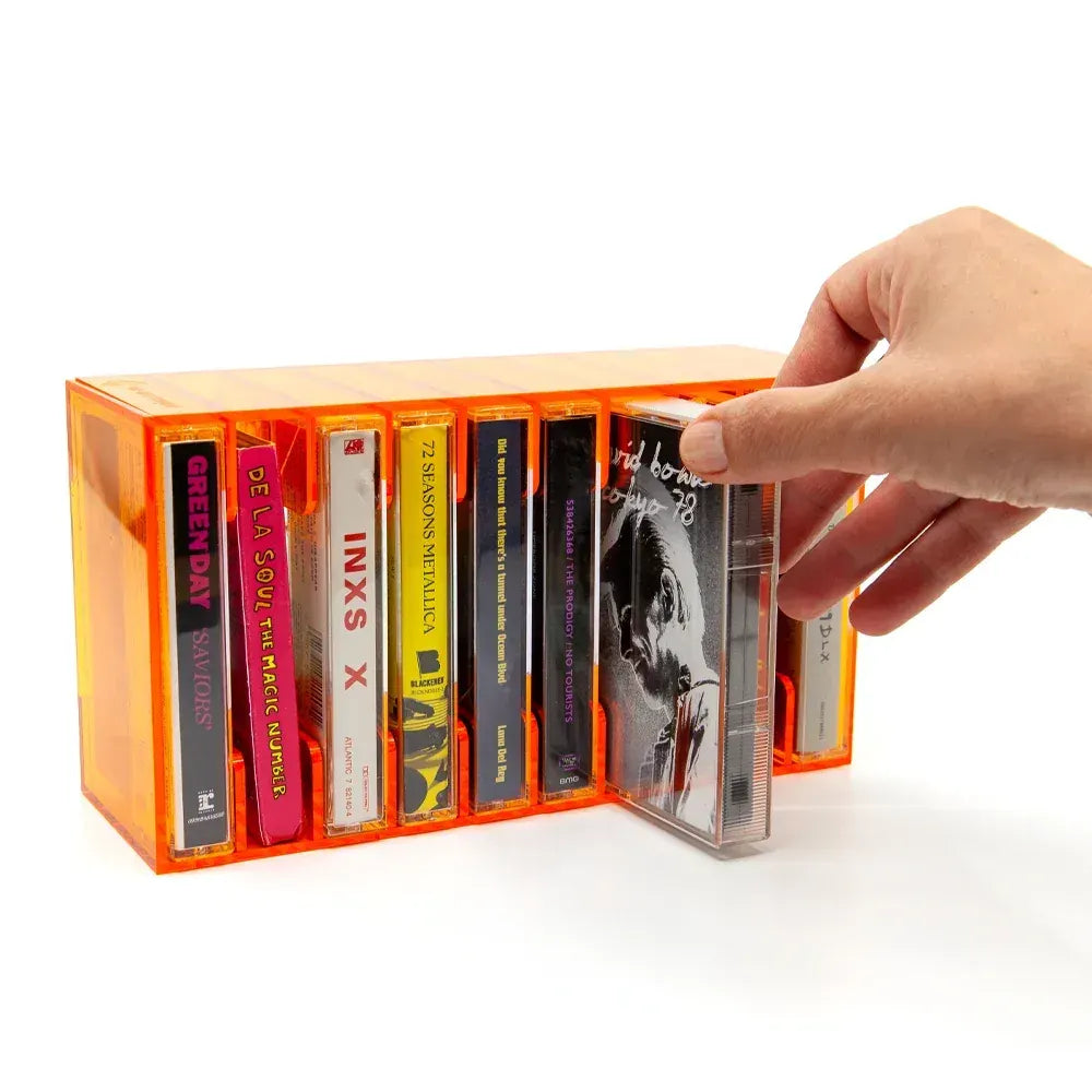 We Are Rewind Tape Storage Rack - Orange - Image 5