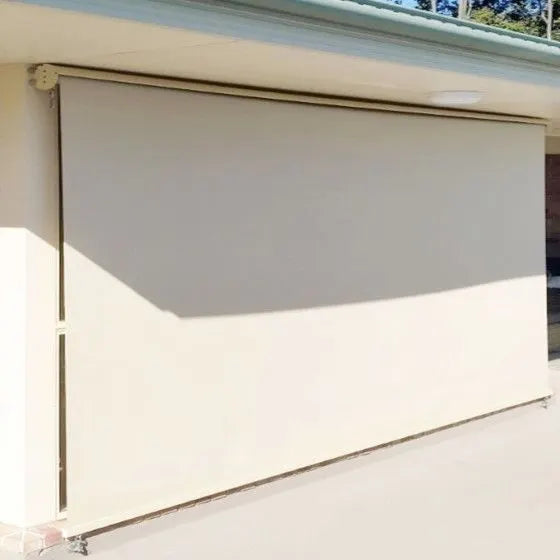 Outdoor Roller Blind Sun Screen Awning With Aluminium Hood - Image 4
