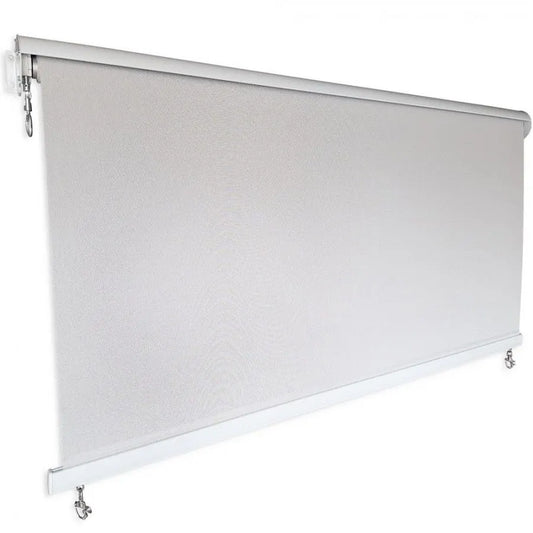Outdoor Roller Blind Sun Screen Awning With Aluminium Hood