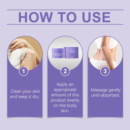 EELHOE Body Care Cream, Firming And Moisturizing Skin Figure Line Moisturizing Elastic Daily Massage Care Cream - Image 6