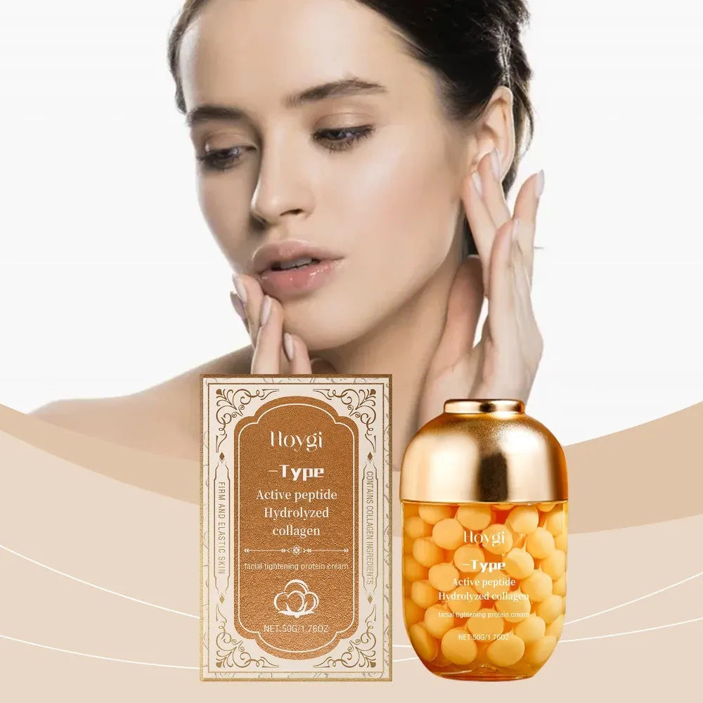 Hoygi Collagen Capsule Moisturizing And Hydrating Cream, Moisturizing And Lightening Fine Lines Skin Elastic Firming Cream - Image 2