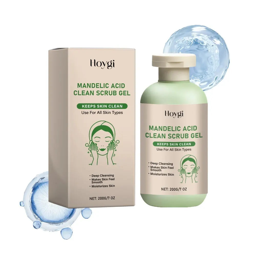 Hoygi Body Exfoliating Gel, Deep Cleansing Moisturizing Gentle Mud Scrub Exfoliating Dead Skin Clean Pores