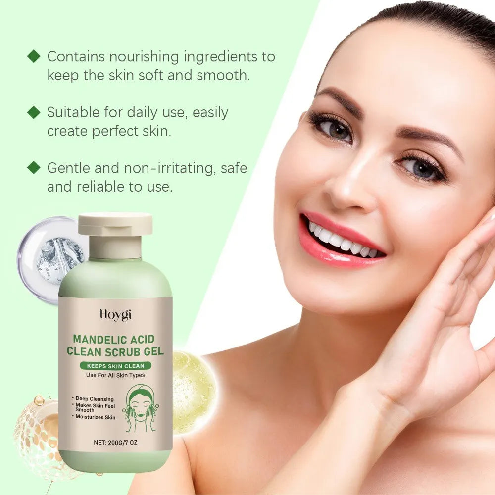 Hoygi Body Exfoliating Gel, Deep Cleansing Moisturizing Gentle Mud Scrub Exfoliating Dead Skin Clean Pores - Image 3