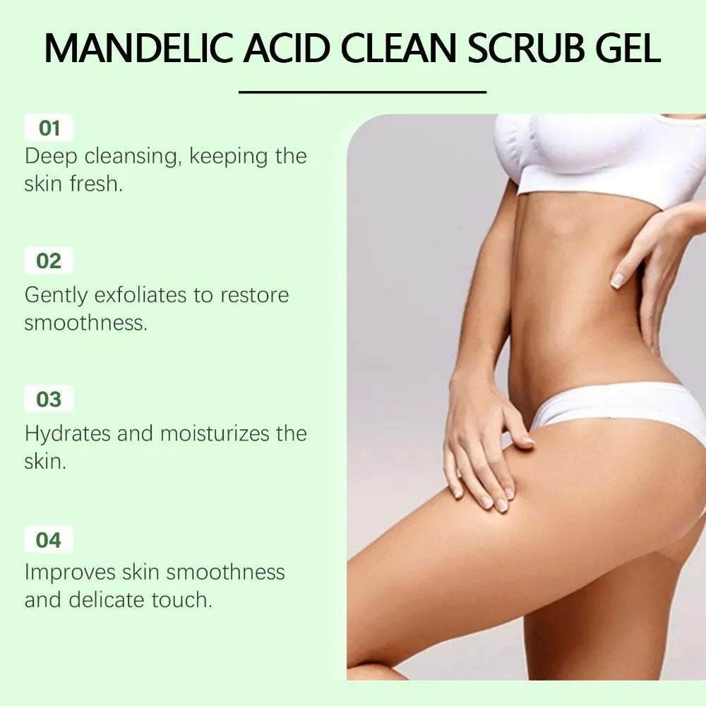 Hoygi Body Exfoliating Gel, Deep Cleansing Moisturizing Gentle Mud Scrub Exfoliating Dead Skin Clean Pores - Image 4