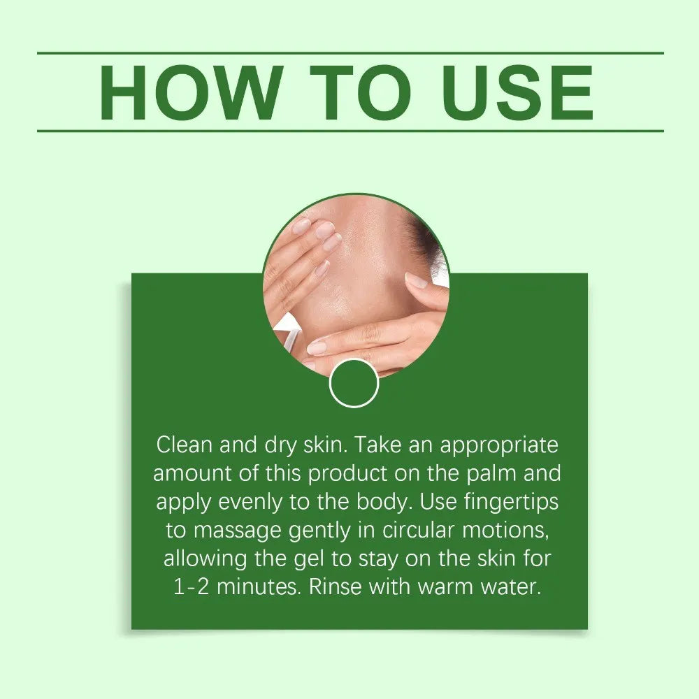 Hoygi Body Exfoliating Gel, Deep Cleansing Moisturizing Gentle Mud Scrub Exfoliating Dead Skin Clean Pores - Image 6