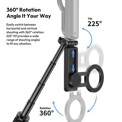 Ulanzi JJ03 Magnetic Phone Tripod Wireless Phone Grip Selfie Stick Desktop Tripod with Remote Control Photography Livestreaming










 - Image 5