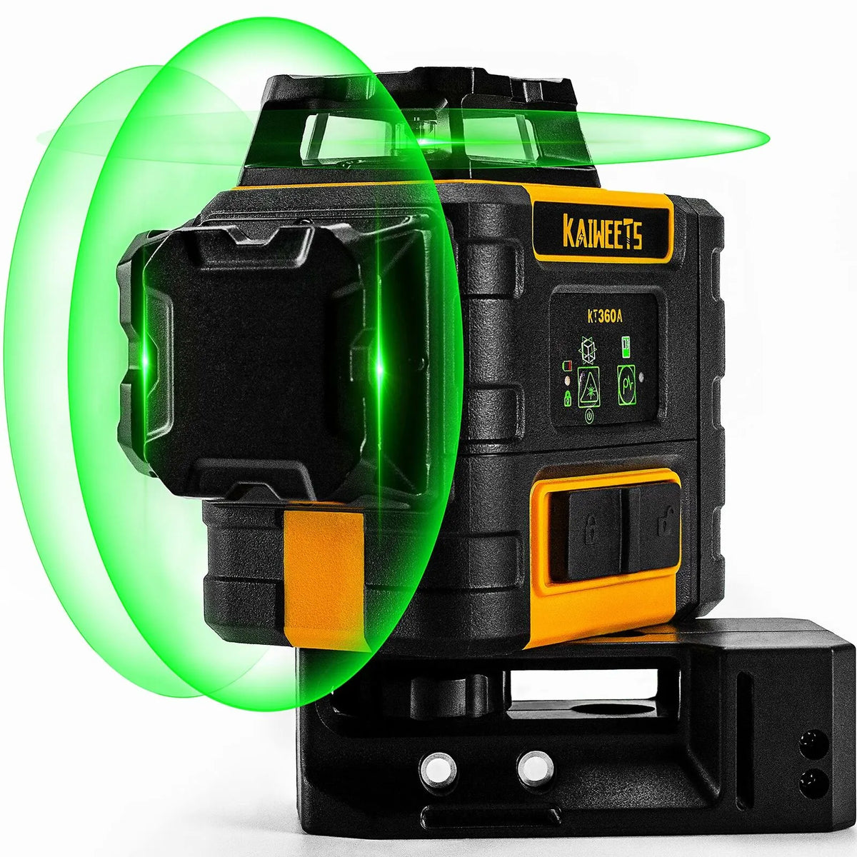 KAIWEETS KT360A Green Laser Level 3 X 360° Rotary Self Leveling with 1 Rechargeable Battery - Image 6