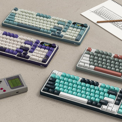 RK ROYAL KLUDGE S98 Mechanical Keyboard w/Smart Display & Knob, Top Mount 96% Wireless Mechanical Keyboard BT/2.4G/USB-C, Hot Swappable, Pale Green Switch 98 Keys
 - Image 9
