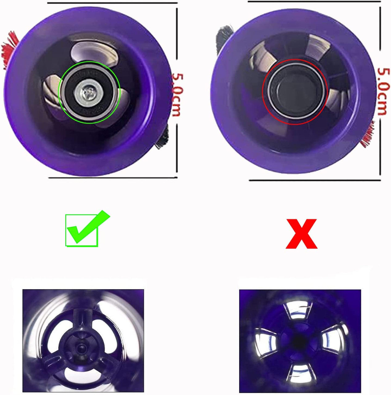 Roller brush for Dyson V10 (SV12) vacuum cleaners - Image 4