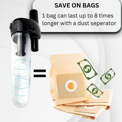 Hygieia Cyclonic Dust Separator (Bag Saver) - For Most Vacuum Brands - Image 3