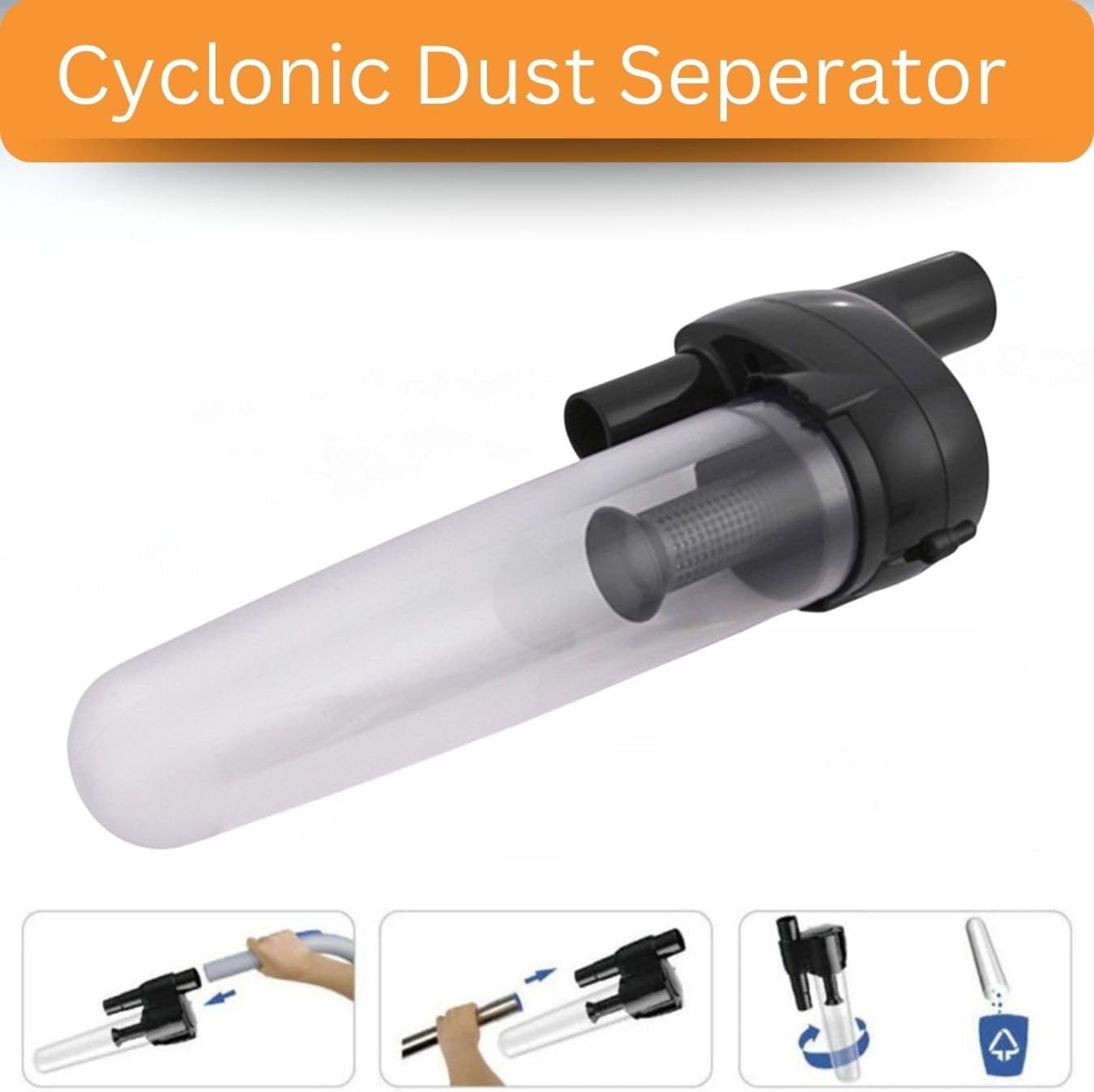 Hygieia Cyclonic Dust Separator (Bag Saver) - For Most Vacuum Brands - Image 7