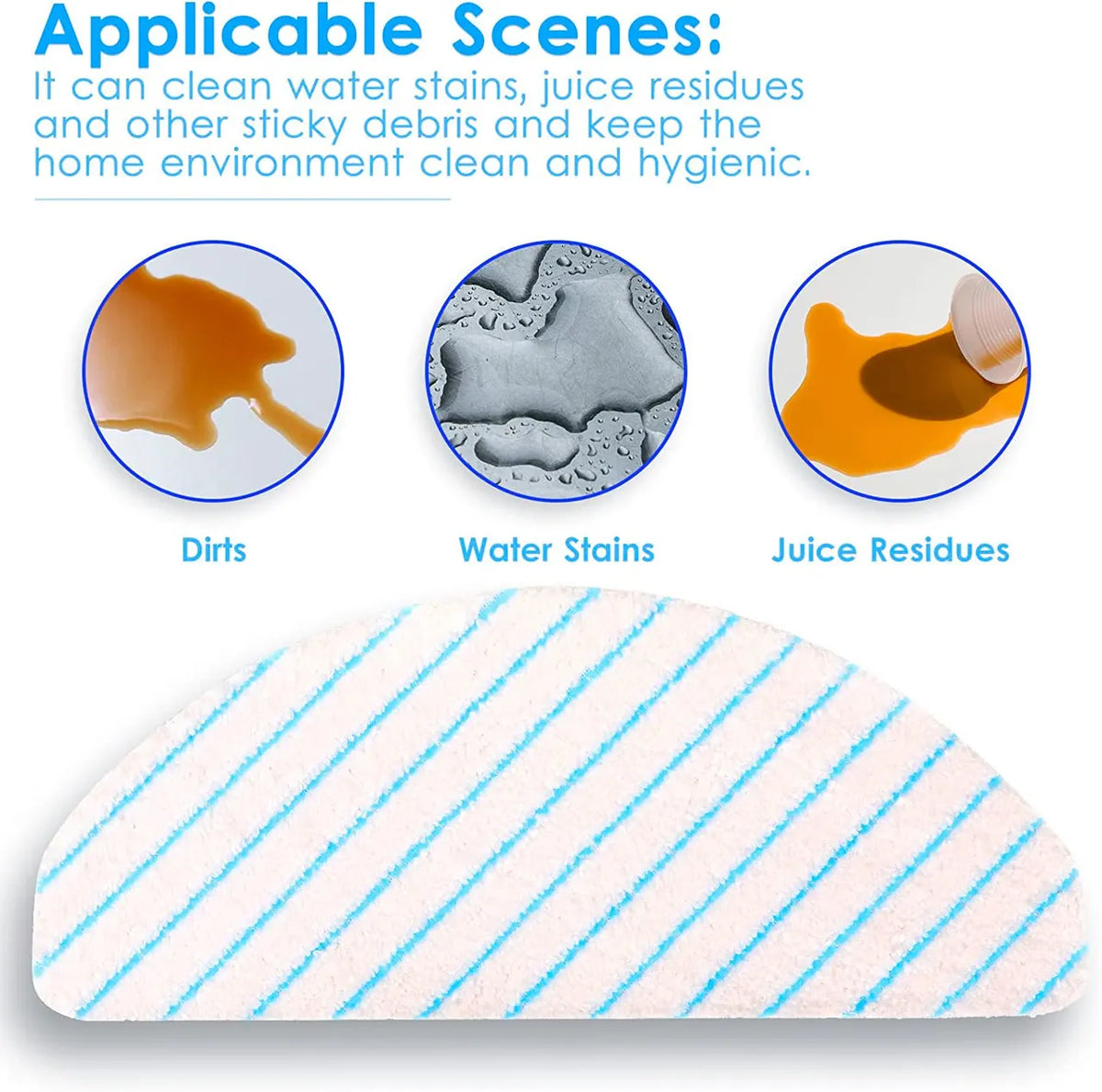 10 X Mopping pads for Ecovacs Deebot T9/T9+/N8 PRO/N8 PRO+/N8/N8+/NEO/T8/T8+/T8 AIVI/X1 PLUS/T10 PLUS - Image 7