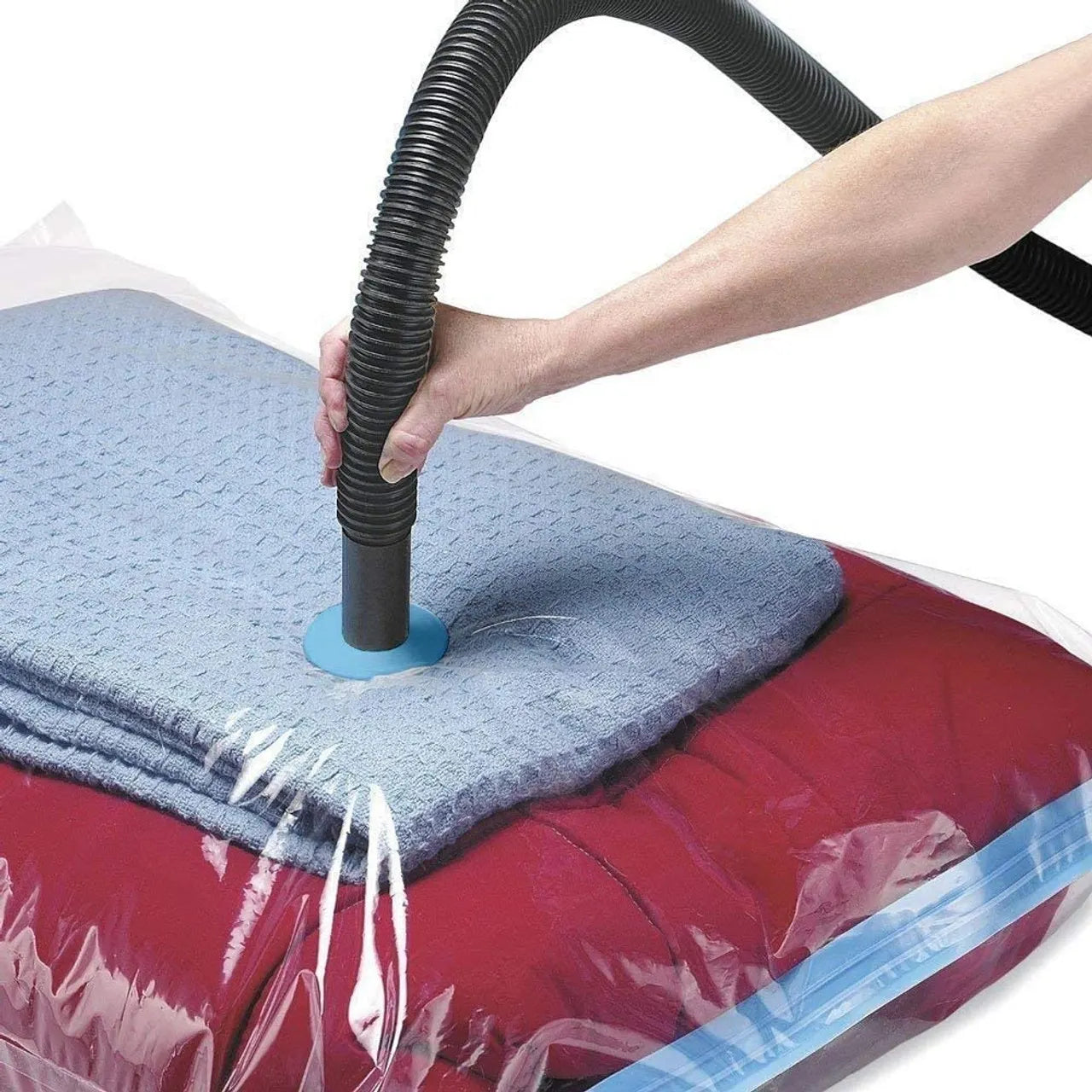 9 Pack Space Saver Vacuum Seal Storage Bag Kit, 2 Large, 5 Medium & 2 Small - Image 5