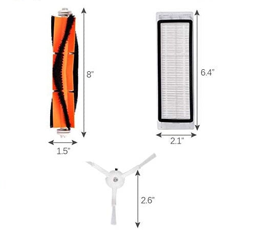 Replenishment kit for Xiaomi Roborock S6, S5, E35, E20, Mi robot vacuum cleaners - Image 3