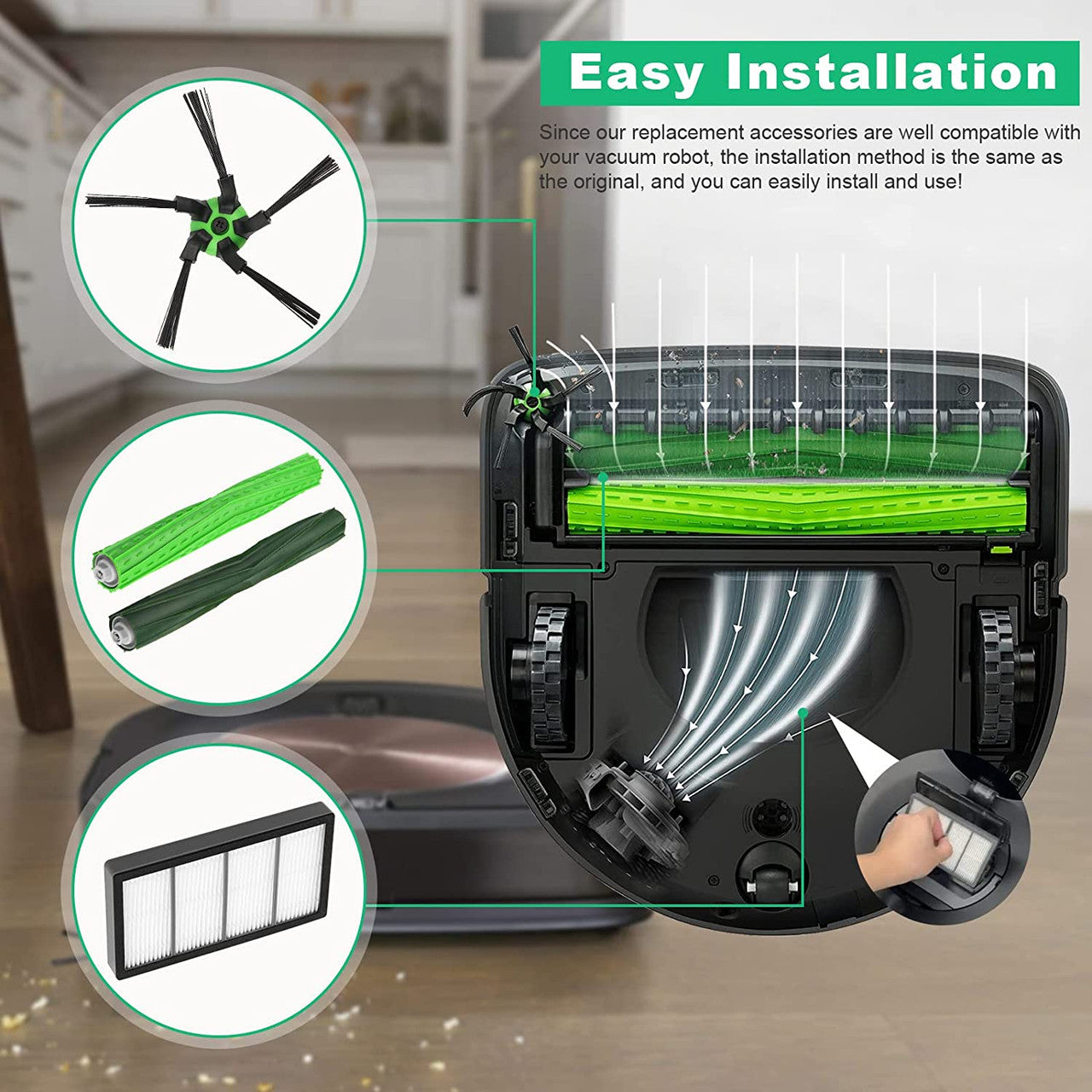 Replenishment Kit for iRobot Roomba S Series (S9 & S9+) Robotic Vacuum Cleaners - Image 6