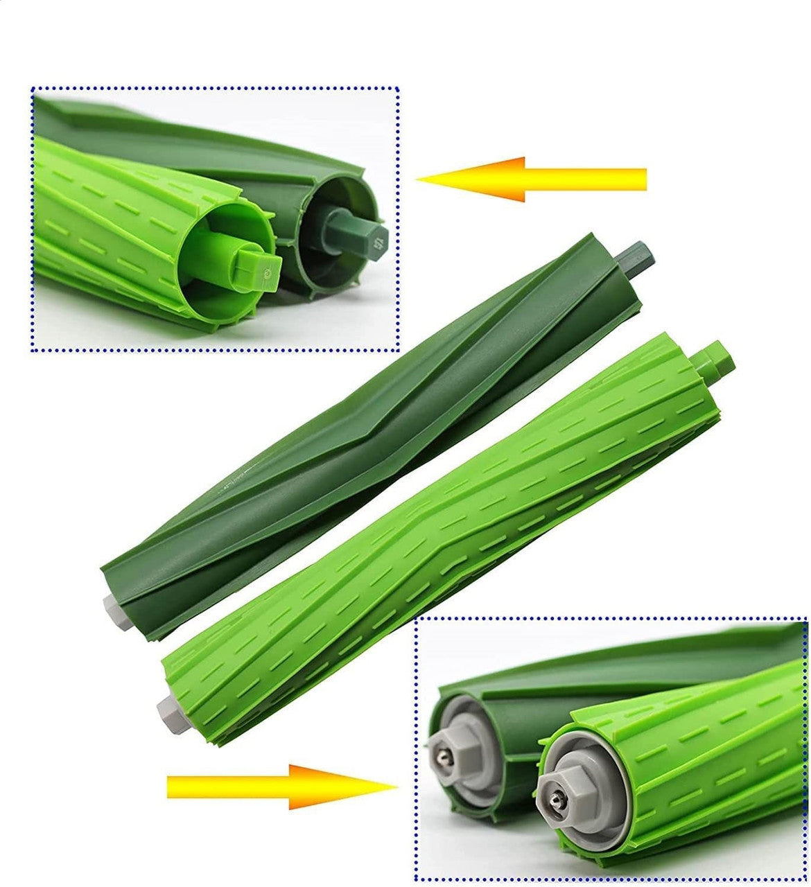 Hygieia Roller Brush Set -  For iRobot Roomba I, E and J Series & Max 10 Series - Image 3