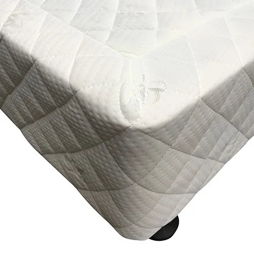 Mattress Base Ensemble Double Size Solid Wooden Slat in Beige with Removable Cover - Image 4