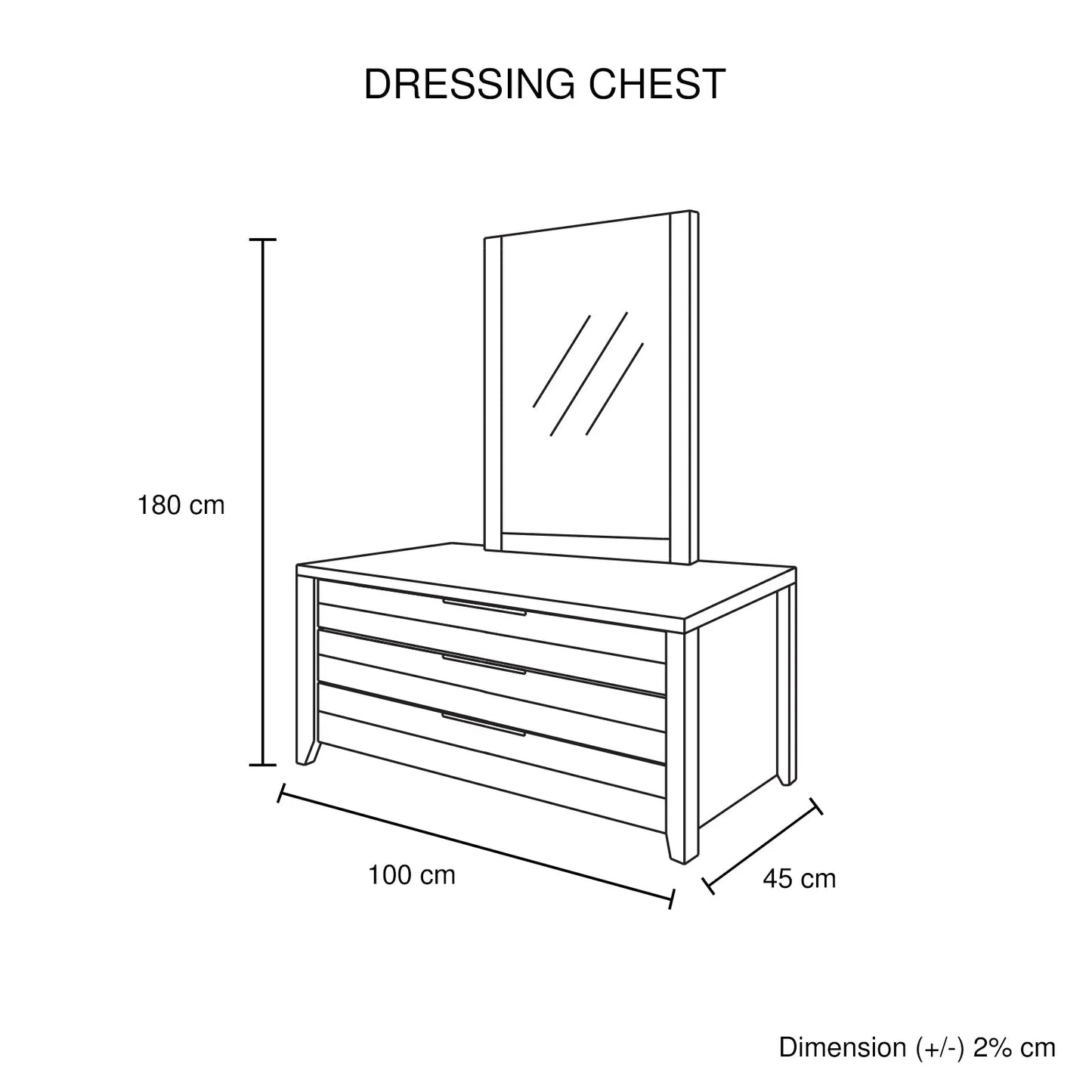 4 Pieces Bedroom Suite Natural Wood Like MDF Structure King Size Oak Colour Bed, Bedside Table & Dresser - Image 9
