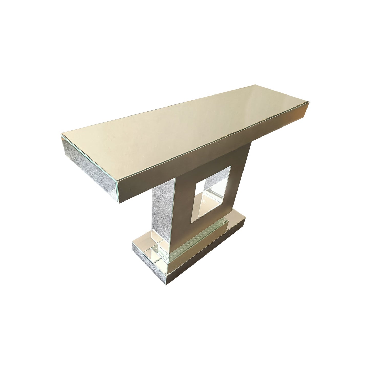 Hall Table Rectangular Shape MDF & Mirror Attractive Base - Image 4