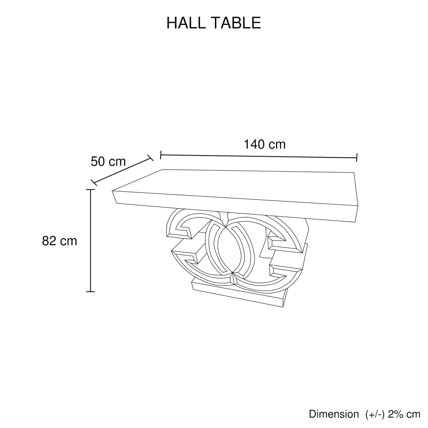 Hall Table MDF & Mirror & Crushed Acrylic Diamonds Silver Colour - Image 5