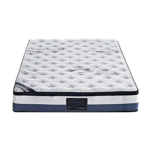 Single Mattress Latex Pillow Top Pocket Spring Foam Medium Firm Bed - Image 2