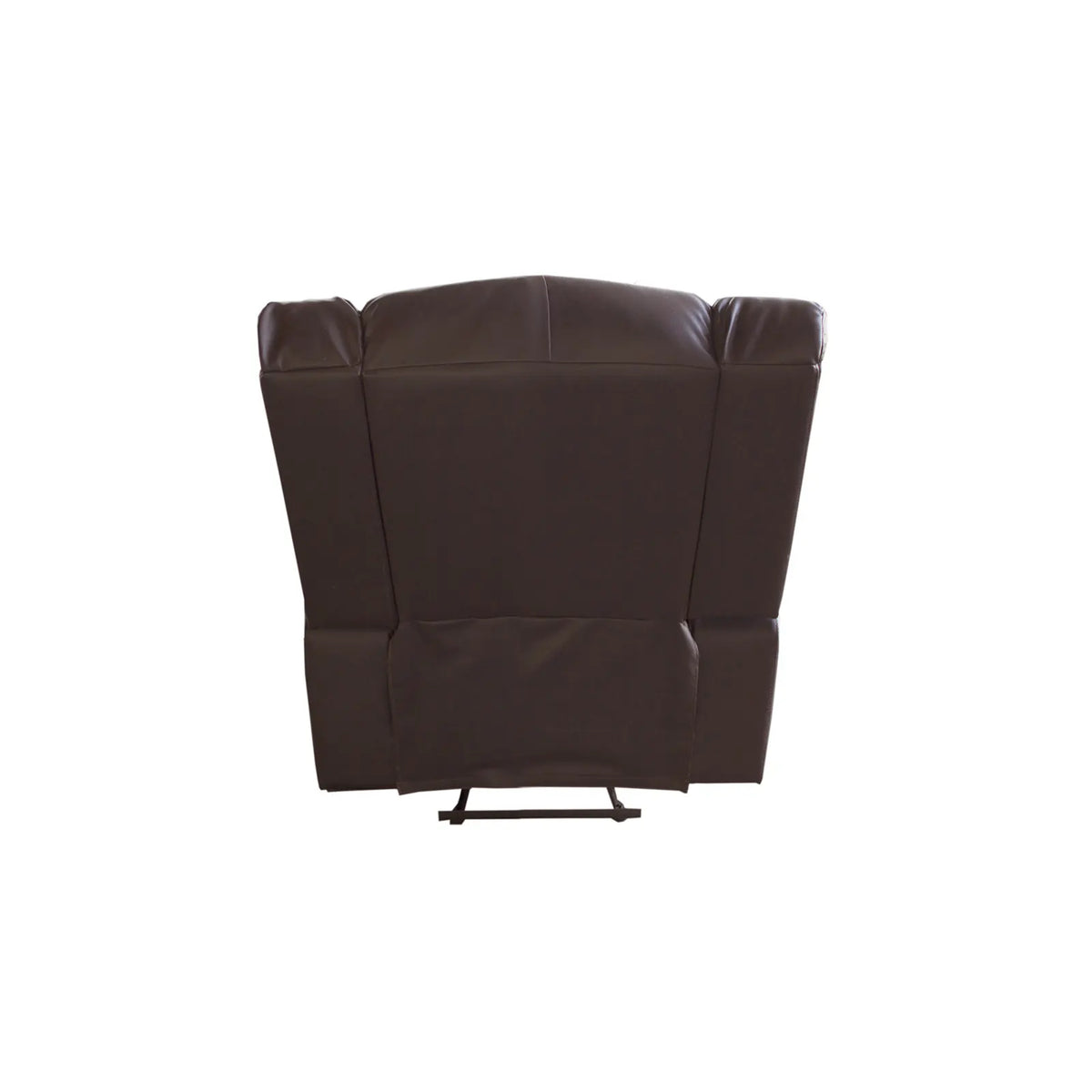Single Seater Recliner Sofa Chair In Faux Leather Lounge Couch Armchair in Brown - Image 4