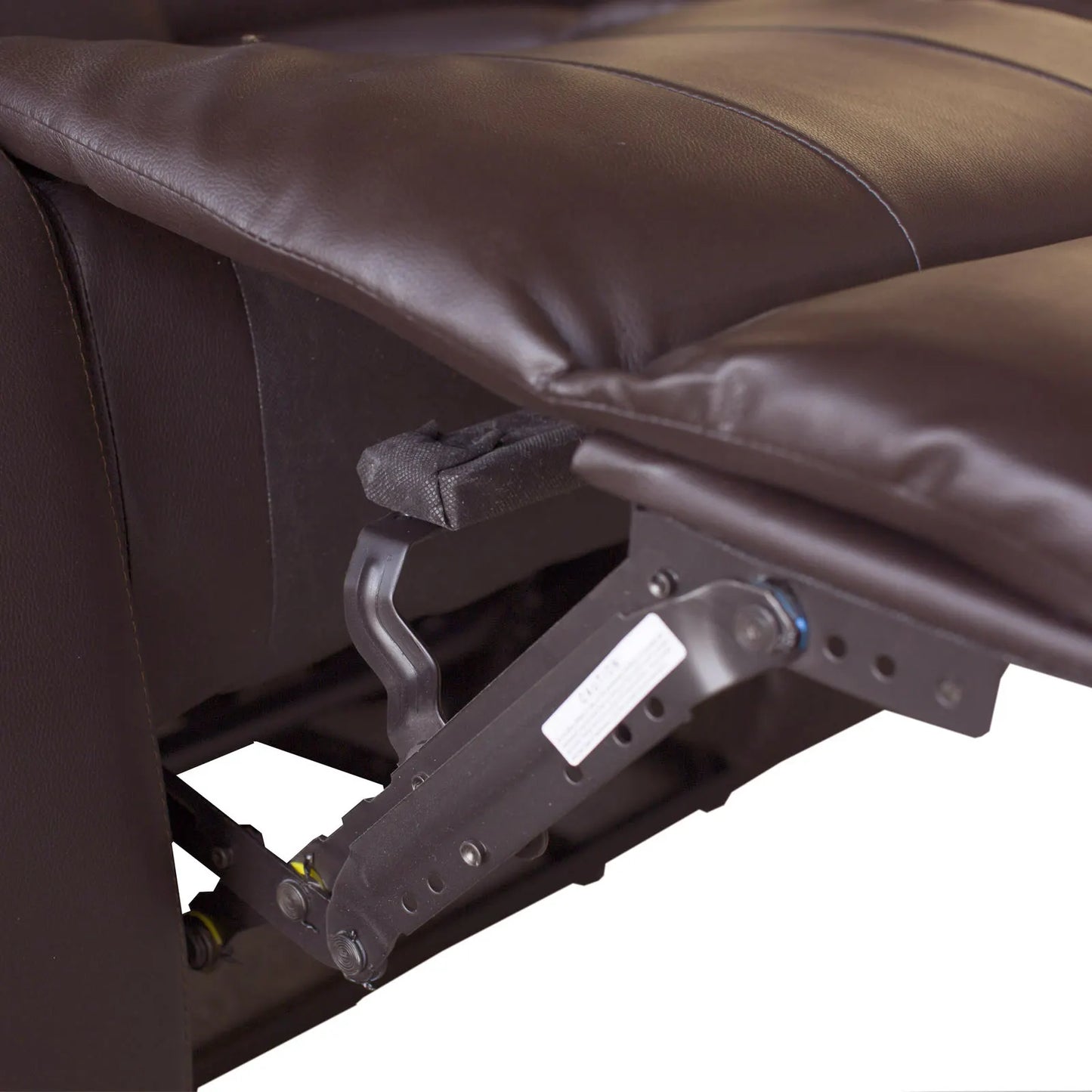 2 Seater Recliner Sofa In Faux Leather Lounge Couch in Brown - Image 7