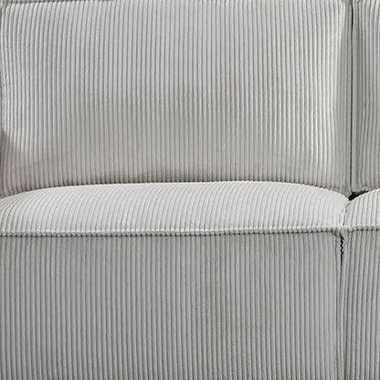 Reno 3 Seater Sofa Beige Colour Fabric Upholstery Wooden Structure Knock Down Feature In Back & Arms - Image 5
