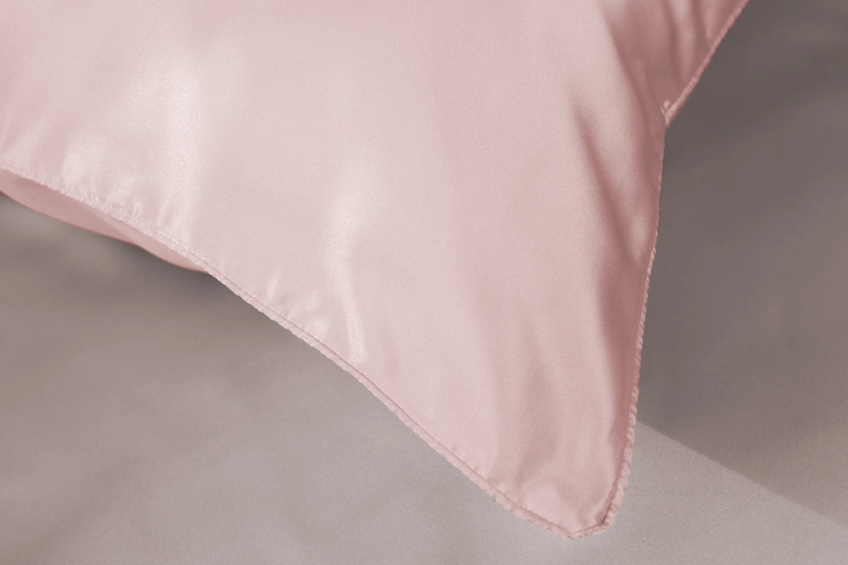 Soft Pink SILK PILLOWCASE - 51X76CM - Image 2