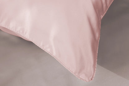 Soft Pink SILK PILLOWCASE - 51X76CM - Image 2