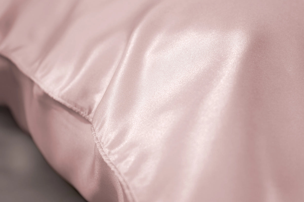 Soft Pink SILK PILLOWCASE - 51X76CM - Image 3