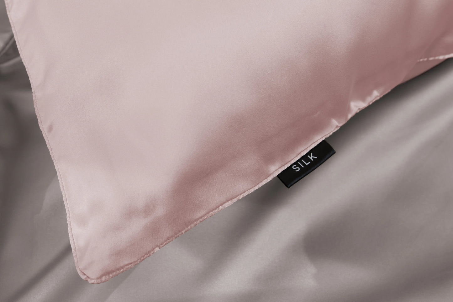 Soft Pink SILK PILLOWCASE - 51X76CM - Image 4