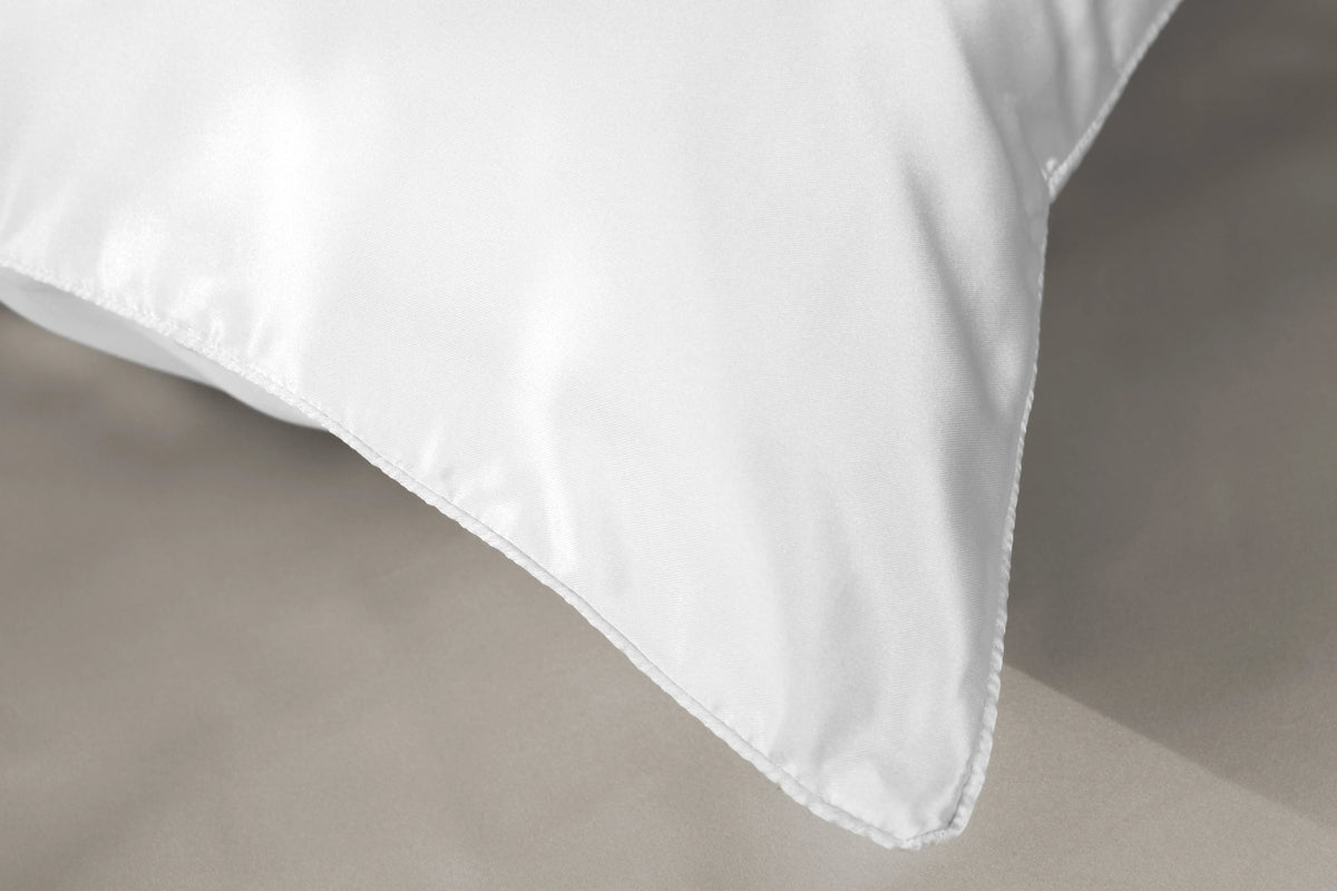 White SILK PILLOWCASE - 51X76CM - Image 2