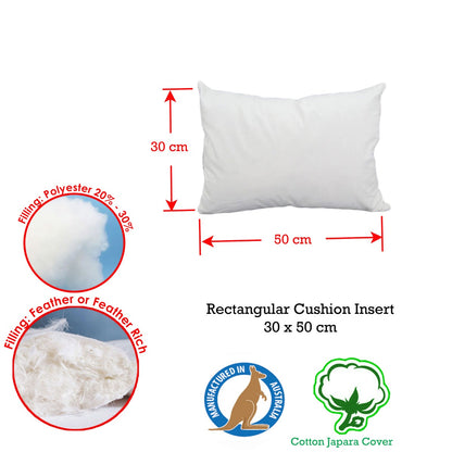 Duck Feather Rich Fill Cushion Inserter Rectangular 30 x 50cm - Image 2