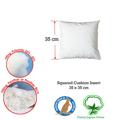 Duck Feather Rich Fill Cushion Inserter Square 35 x 35cm - Image 2