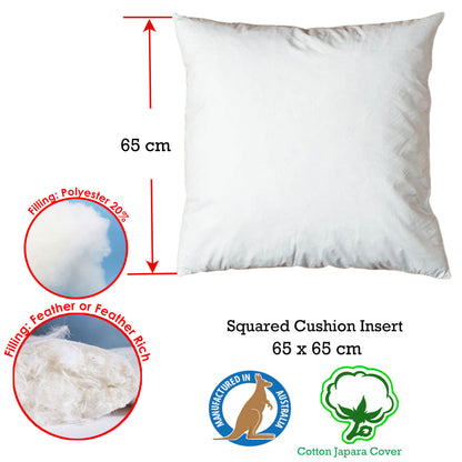 Duck Feather Rich Fill Cushion Inserter Square 65 x 65 cm - Image 2