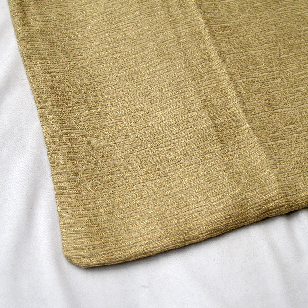 Polyester Cotton Texture Cushion Cover Pale Gold - Image 2