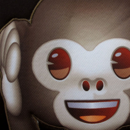 Pair of Emoji Car Front Seat Covers Monkey Face - Image 3