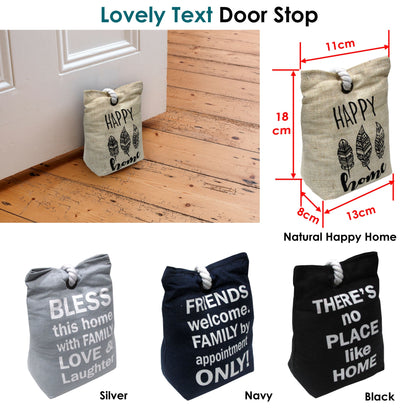 Door Stop Bag Navy Approx 0.98kg - Image 2